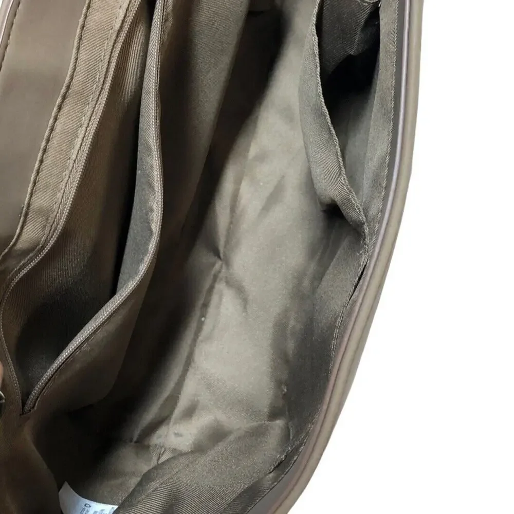 Universal Threads Brown Top Handle Handbag 12x9 Faux Leather Satchel‎
